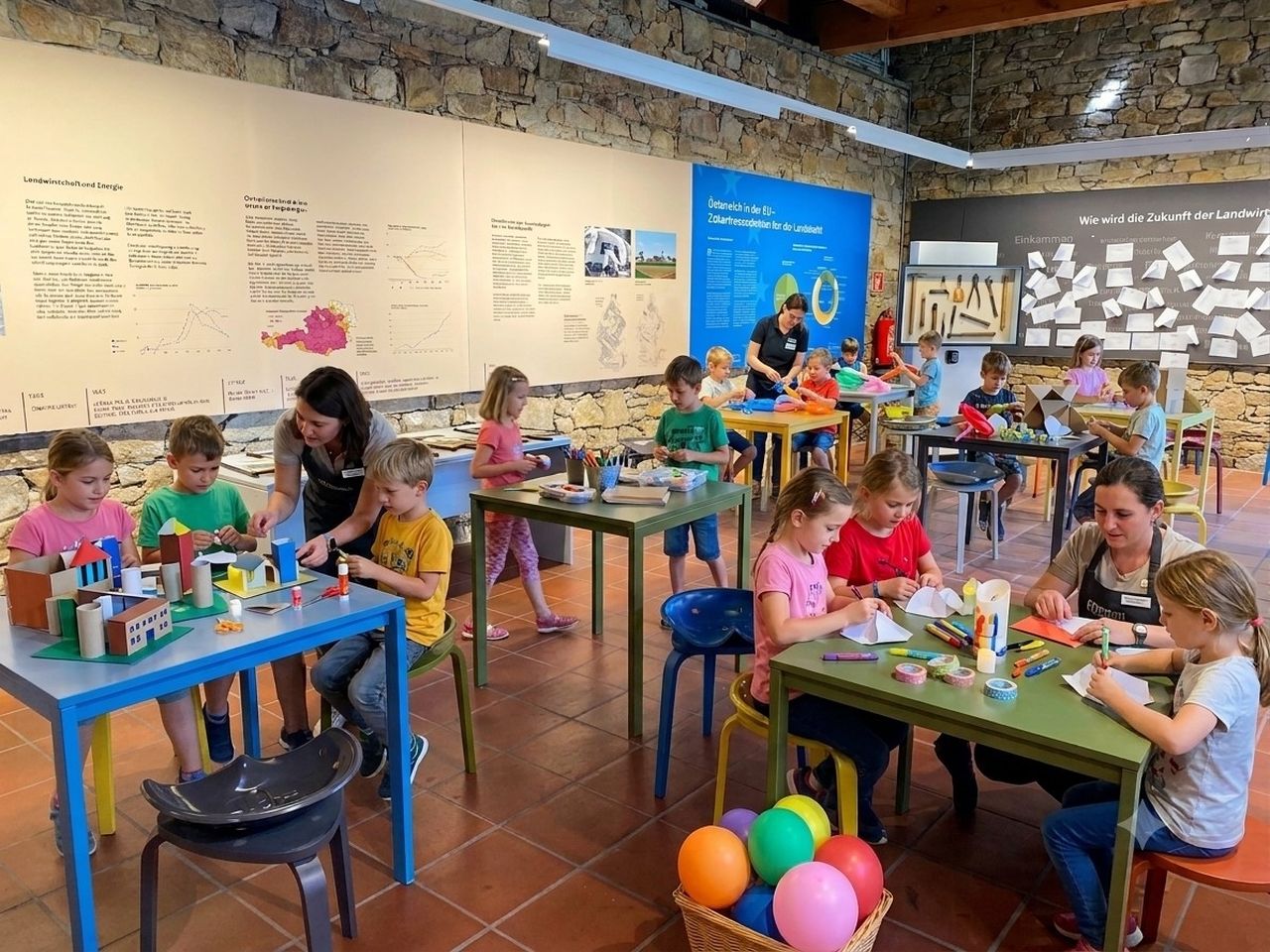 Creativ Corner im Museum Horn (KI-optimiert) (© Museum Horn)